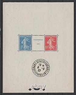 France Block Sheet 2 Has Strasbourg 1927 New XX With Stamp Expo. Ttb N168a