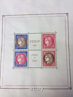 France Block Sheet 3 Pexip Perforation Low Comme Neuf