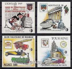 France Blocks Cnep-sheets 1986/1999 Complete Collection, Yvert No. 7/30