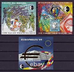 France Blocks Cnep-sheets 1986/1999 Complete Collection, Yvert No. 7/30