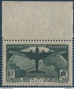 France Crossing Of The Atlantic No. 321, 10 Fr Bdfeuille Centered Luxury Freshness P