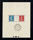 France Feuillet Block 2a Strasbourg 1927 Nine Xx With Cachet Exposition V438