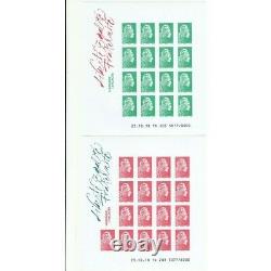 France-box Marianne The Engagee-10 Blocks Sheets Imperforates Lounge Autumn