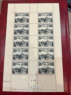 Full Sheet Airmail Stamp Pa 20 Nine Eur 650