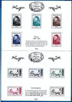 K1781 FRENCH STAMP Philately Treasures 2018 11 Sheets Value 320