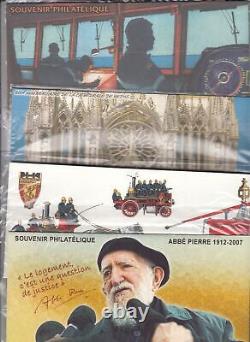 LOT OF 28 NEW YEAR 2008 to 2011 SOUVENIR BLOCKS, VALUED AT 331 Euros EACH