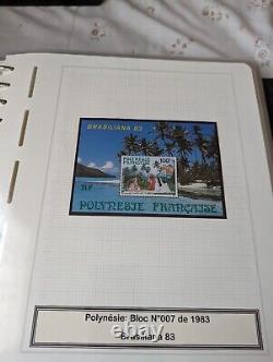 Lighthouse Album with Blocks of French Polynesia and Wallis and Futuna