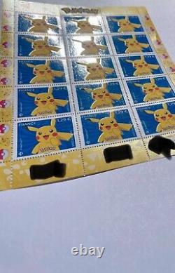 Limited Edition Pokemon Postage Stamp Board Poke Foil Holo Pokémon Stamp EXCLU