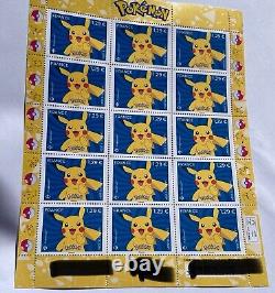 Limited Edition Pokemon Postage Stamp Board Poke Foil Holo Pokémon Stamp EXCLU