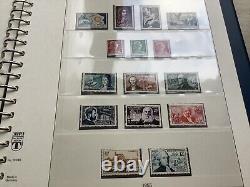 Lindner Stamp Album with All New French Stamps from 1952 to 1962