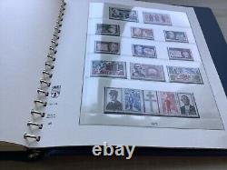 Lindner Stamp Album with All New French Stamps from 1963 to 1971