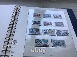 Lindner Stamp Album with All New French Stamps from 1963 to 1971