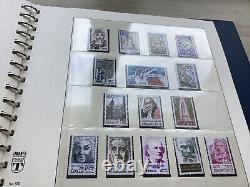 Lindner Stamp Album with All New French Stamps from 1972 to 1980