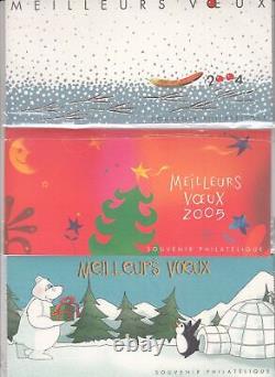 Lot of 8 new souvenir blocks best wishes worth 232 Euros The Art of Ge