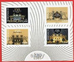 MONACO BLOCK SHEET F 2887 UNTOOTHED NEW luxury and rare