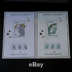 Miniature Sheet Maxi Marianne De Beaujard No. 4662a At No. 4662q Nine Luxury Mnh