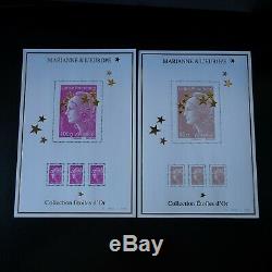 Miniature Sheet Maxi Marianne De Beaujard No. 4662a At No. 4662q Nine Luxury Mnh