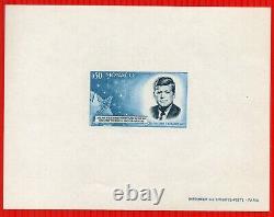 Monaco Special Leaflet Blocks N° -8a. President Kennedy, Number 500. New