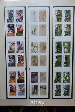 New France Stamps 2015 Complete Booklets Blocks on Safe Pages