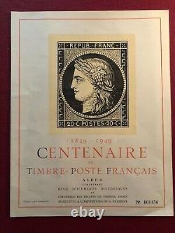 Philatelie Centenary Of Postage Stamp 1849-1849 27 Vignettes. Beautiful