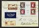 Rare Block Of Pepix Paris 1937 Stamps On Mail No. 346/351
