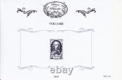 RARE Feuillet VOLTAIRE GOM NEUF YT BS 50A Philately Treasure 2018