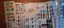 REFL109 France stamp blocks and sheets lot in franc of 297 new pieces
