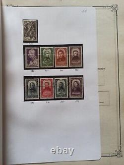 Rare album of 71 pages containing hundreds of stamps from 1849-1948