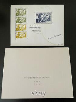 Saint Exupery 2021 Numerote 8000 Ex Lot Of 3 Blocks Sheets