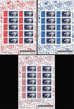 Set Sheetlets Person Stamps Marianne / Airbus A380 1st Early Long Flight 2006