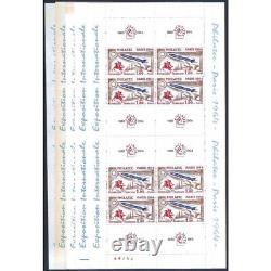 Set of 5 blocks of stamps No. 6 and 6b Philatec new