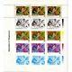 Sheet Of 3 Wassily Kandinsky Stamps N°3585 With 4 Print Phases New