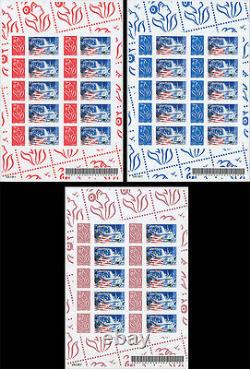 Sheetlets Perso Stamps Marianne / Airbus A380 First Touchdown In USA 2007