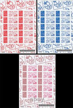 Sheetlets Perso Stamps Marianne / Airbus A380 Mission 04 World Tour 2006