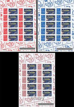 Sheetlets Perso Stamps Marianne Lamouche / First Airbus A380-800 Msn 003 2006