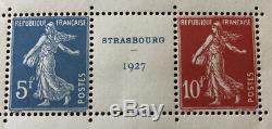 Stamps Block 2 Strasbourg 1927 Nine