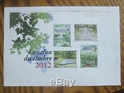 Stamps France Block Yt 132 Nine Gilding Partial Rare