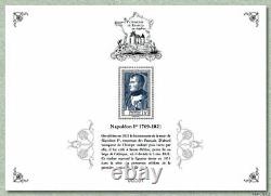 11 Feuillets PATRIMOINE DE FRANCE 2021 en timbres dont Napoléon 1er
