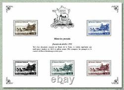 11 Feuillets PATRIMOINE DE FRANCE 2021 en timbres dont Napoléon 1er