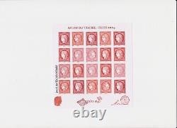 2014 feuillet N° 4871 CERES 1849 Salon du timbre Paris