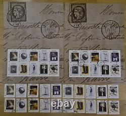 250 collectors neufs + 250 collectors oblitérés + timbres neufs et oblitérés