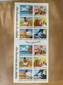 Bandes carnet, blocs, feuillets, carnets croix rouge France 1985 à 2009 neufs