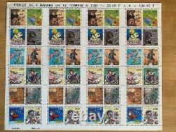 Bandes carnet, blocs, feuillets, carnets croix rouge France 1985 à 2009 neufs