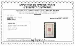Bloc Timbre YT BF 1 France 1925 neuf Signé Calves. Exposition Paris 1925