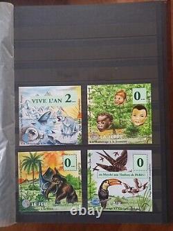 Collection 40 blocs Marigny timbres France dentelé/non dentelé 2000 à 2018