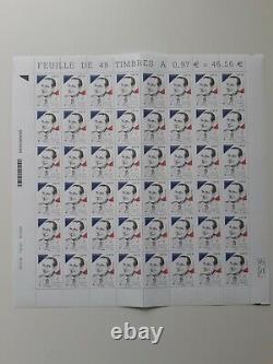 Feuille de 48 timbres Jacques CHIRAC 30-07-2020 NEUF FRANCE