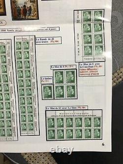 NOUVEAUTE Feuille 100 timbres Marianne l'engagée surchargée 1970-2020