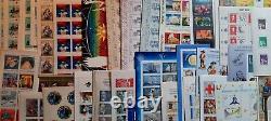REFL109 timbre France blocs et feuillets lot en franc de 297 pièces neuves