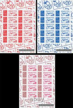 Sheetlets Perso stamps Marianne / Airbus A380 Certification Mission 03 2006