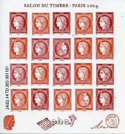 Stamp Timbre Bloc Feuillet Neuf N° F4871 Salon Du Timbre 2014 Cote 230